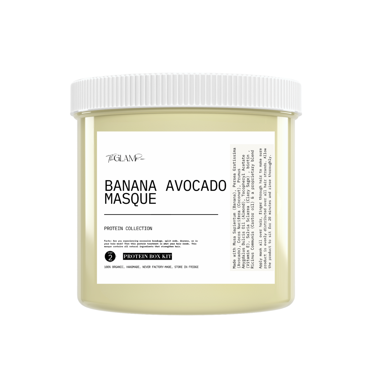 Banana Avocado Protein Masque
