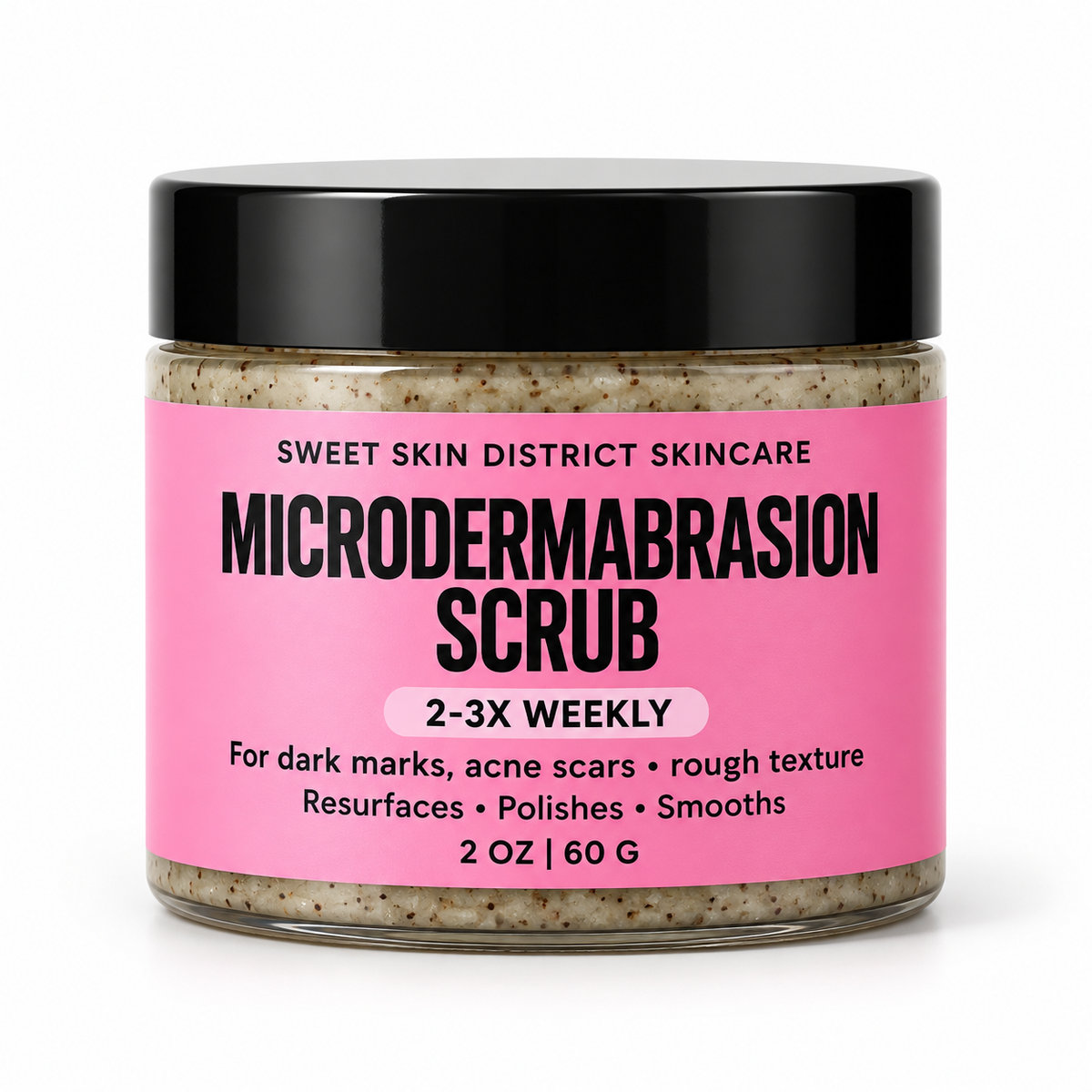 Microdermabrasion scrub