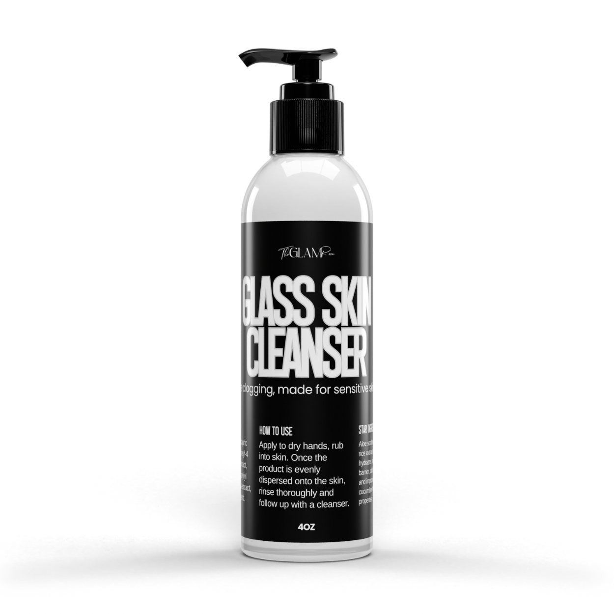 Glass skin cleanser