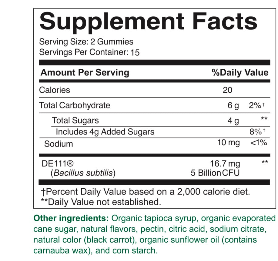 Organic Probiotic gummies