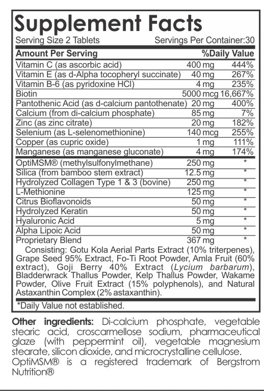 Hair, Skin, & Nails Supplements